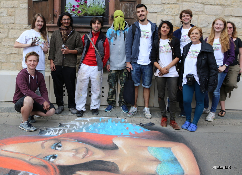 Gruppenbild Street Art Painter und Graffiti Sprayer